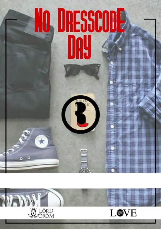 Cartel del evento No Dresscode Day en Club Rosas Cinco, Barcelona